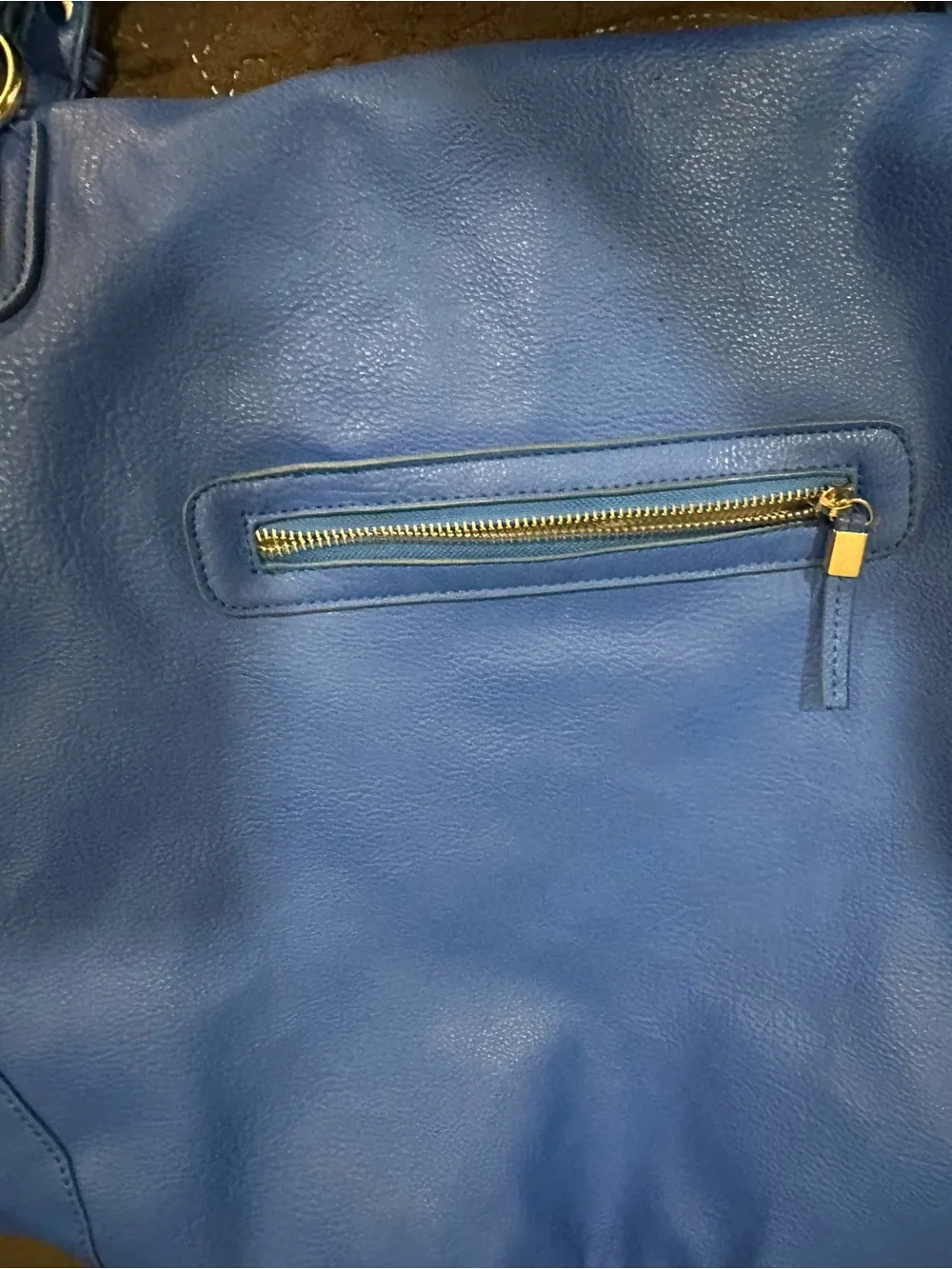 Blue Women’s Tote Handbag - Designer-Inspired Shoulder Bag